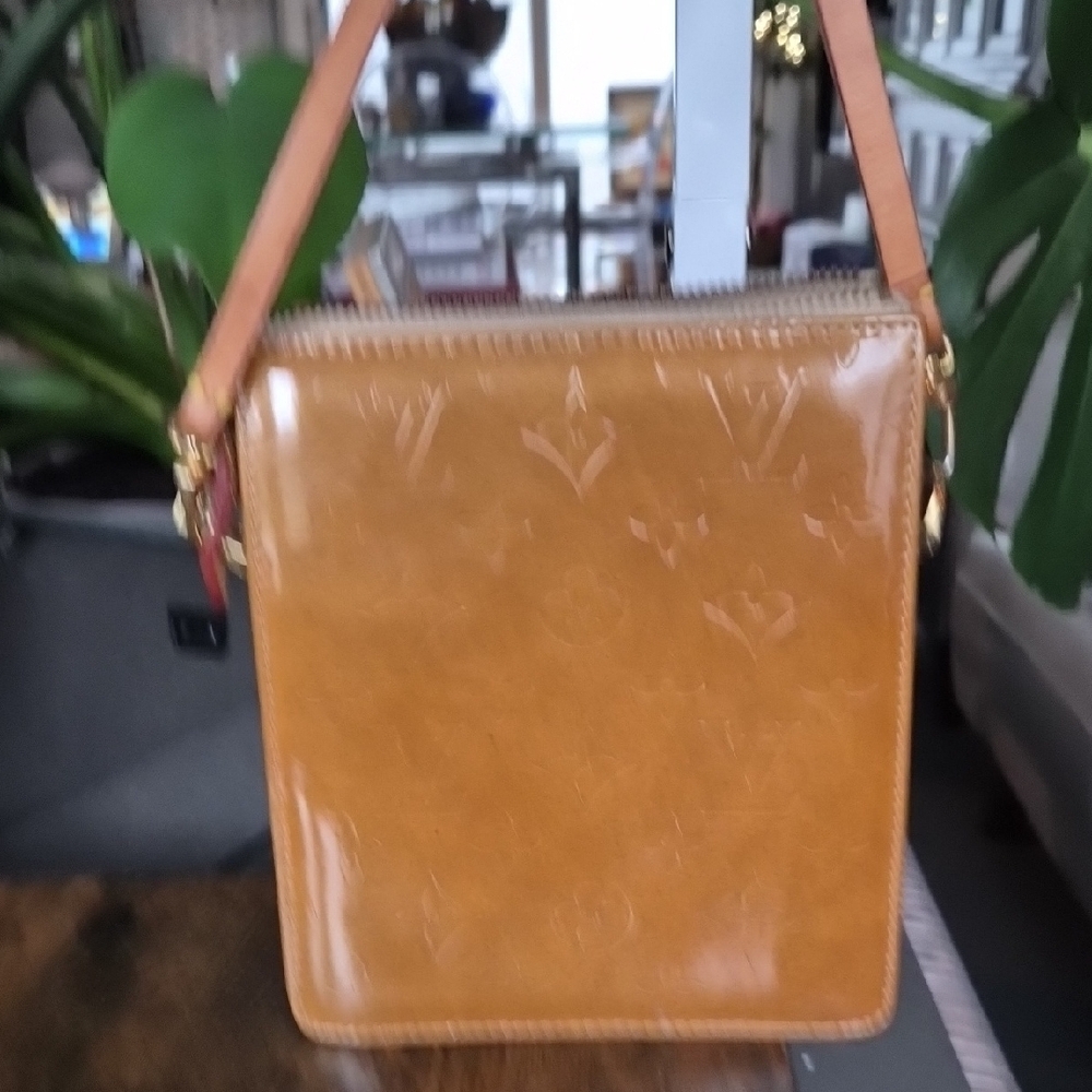 Louis Vuitton Bronze Vernis Mott Monogram Bag - Picture 2 of 13